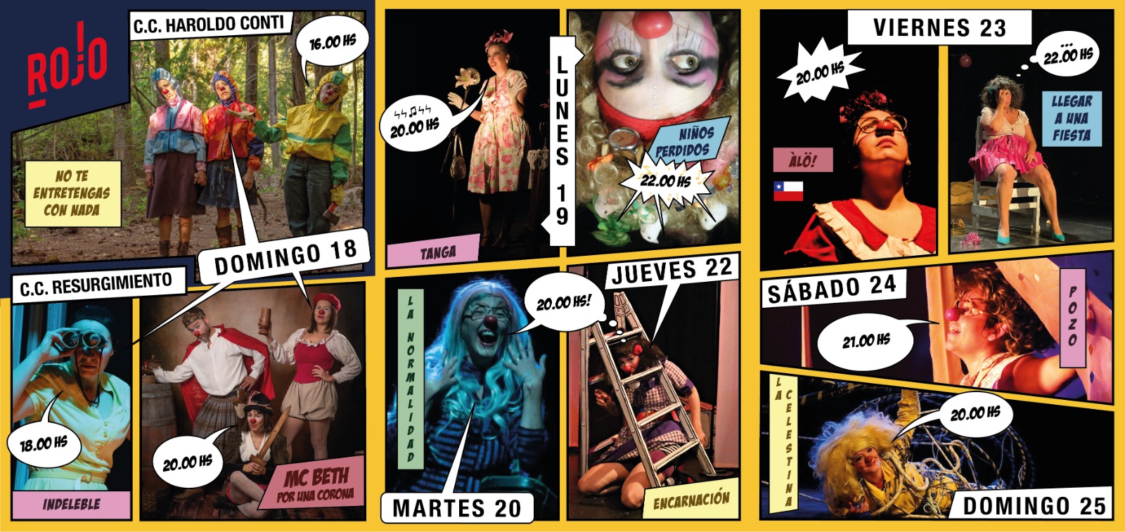 Llega A Buenos Aires La 2da Edición De Rojo Festival Independiente Internacional De Clown 6414