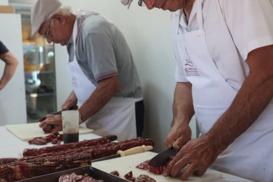 Los protagonistas de la fiesta, los chacinados